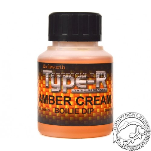 Дип Richworth Type-R Boilie Dips Amber Cream 130ml Янтарный Крем