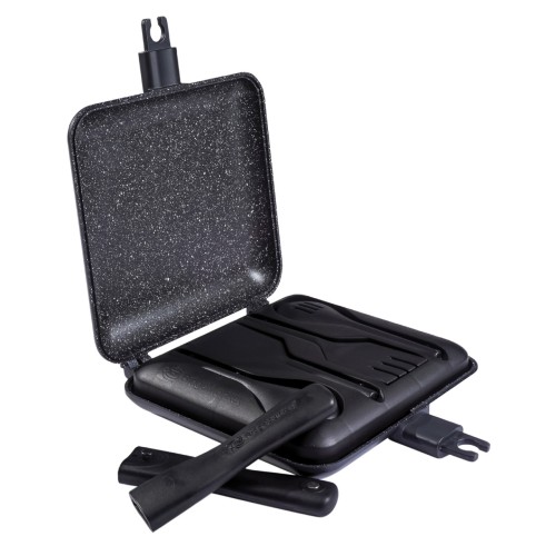 Тостер с кухонными принадлежностями Ridge Monkey Connect Sandwich Toaster XL 10th Anniversary Limited Edition Тостер с кухонными принадлежностями Ridge Monkey Connect Sandwich Toaster XL 10th Anniversary Limited Edition