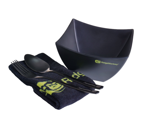 Набор с тарелкой-пиалой Ridge Monkey SQ DLX Bowl Set