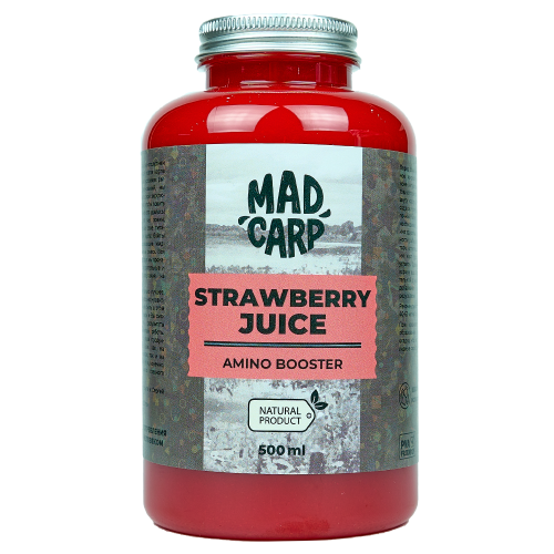 Амино бустер Mad Carp Baits Strawberry Juice 500ml
