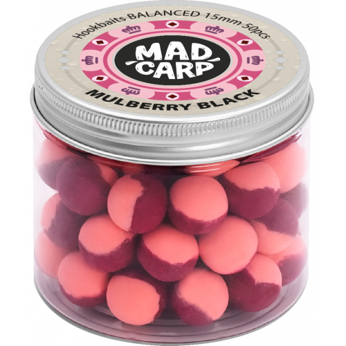 Бойлы насадочные Mad Carp Baits Balanced Mulberry Black