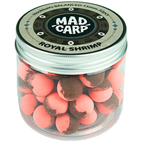 Бойлы насадочные Mad Carp Baits Balanced Royal Shrimp