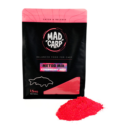 Метод-микс Mad Carp Baits Strawberry Julce 1.5кг