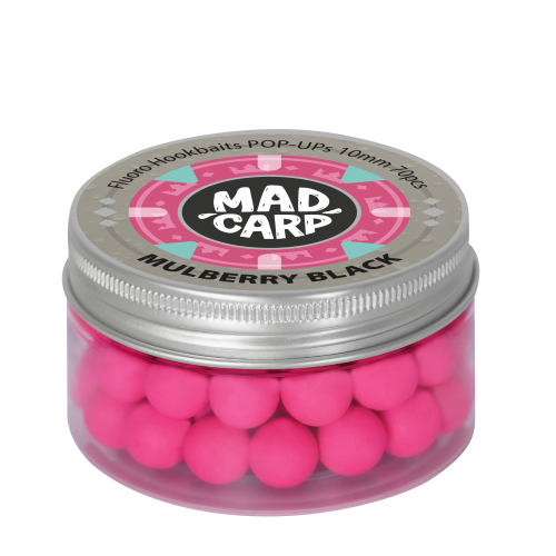 Плавающие бойлы Mad Carp Baits Fluoro POP-UP Mulberry Black