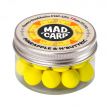 Плавающие бойлы Mad Carp Baits Fluoro POP-UP Pinneapple & N'butyric 15mm