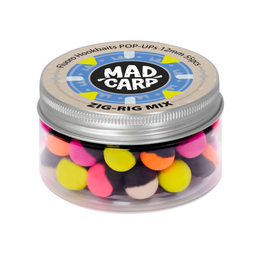 Плавающие бойлы Mad Carp Baits POP-UP ZIG-RIG COLOR MIX