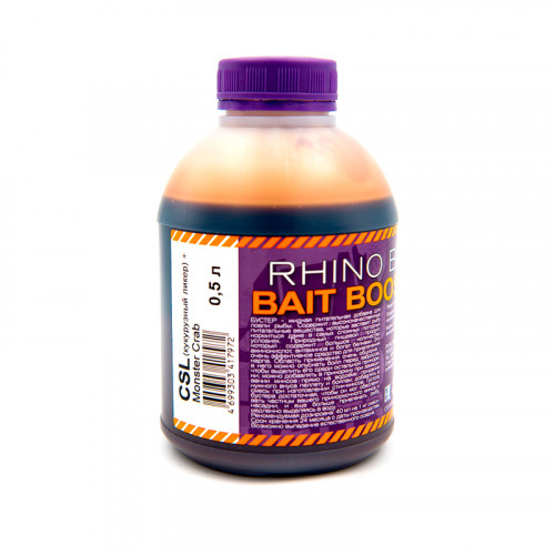Ликвид Rhino Baits Liquid Food CSL + Monster Crab 500мл кукурузный ликер + краб и черный перец