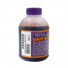 Ликвид  Rhino Baits Kraken Bait Booster Liquid Food  500мл КАЛЬМАР+КЛЮКВА
