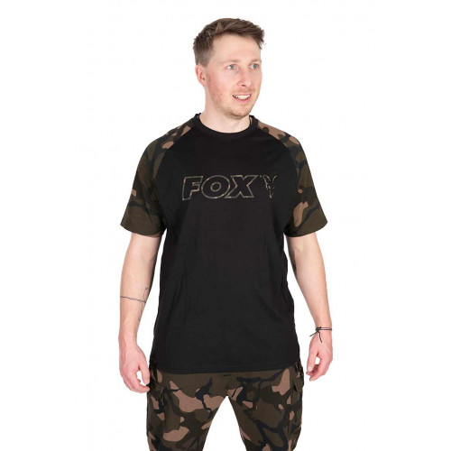 Футболка Fox Black/Camo Outline T-Shirt