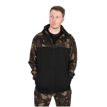 Толстовка с капюшоном Fox LW Black/Camo Split Zip Hoody