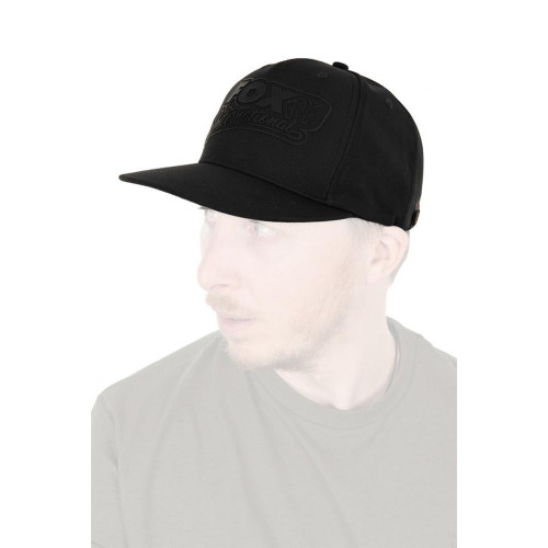 Бейсболка Fox Black/Camo Flat Peak Snapback Cap