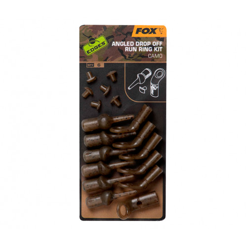 Набор для скользящей оснастки Fox Edges Camo Angled Drop Off Run Ring Kit