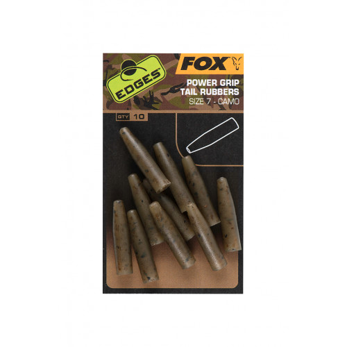 Конуса усиленные Fox EDGES Camo Powergrip Tail Rubbers (Size 7)