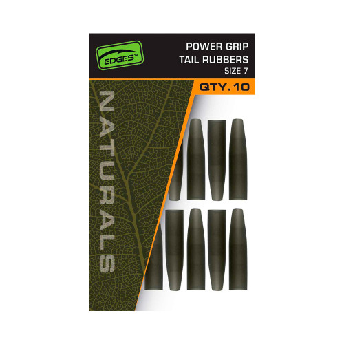 Конусы для безопасных клипс Fox EDGES Naturals Power Grip Tail Rubbers №7