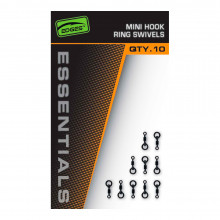 Мини-вертлюги с колечком Fox EDGES Essentials Mini Hook Ring Swivels