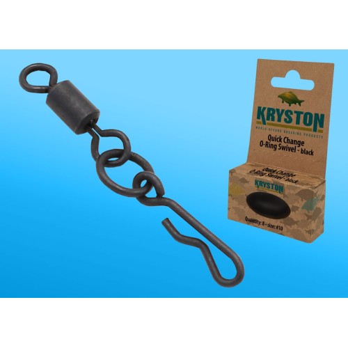 Вертлюг с кольцом и быстросъемом Kryston Quick Change O-Ring Swivel