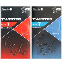 Крючки Nash Pinpoint Twister Micro Barbed Size 4