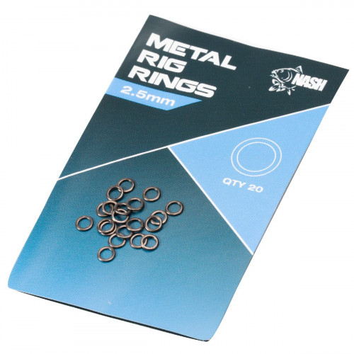 Стальные колечки Nash Metal Rig Rings 3.0mm