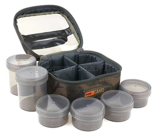 Сумка с 6 банками Fox Camolite Glug 6 Pot Case