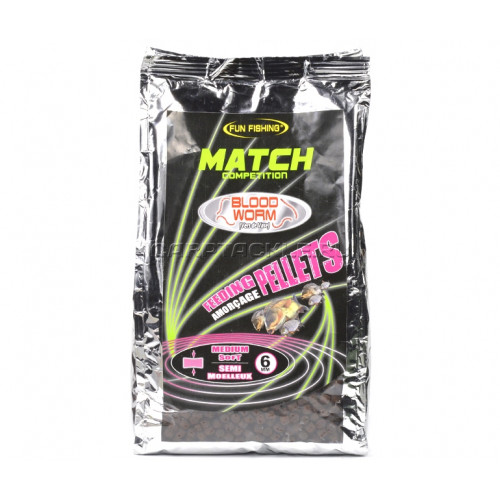 Пеллетс Fun Fishing Feeding Pellets Amorcage Medium Soft 800g