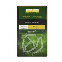 Изогнутая трубка для крючка PB Products Aligner Clear креветка