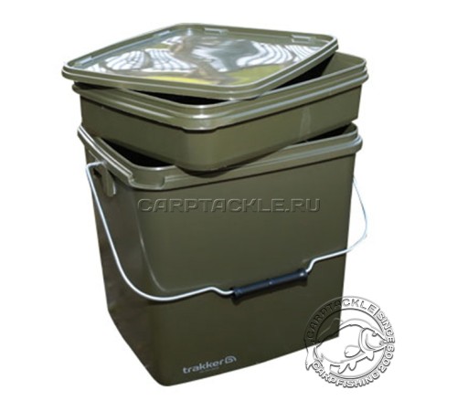 Ведро квадратное Trakker OLIVE SQUARE CONTAINER