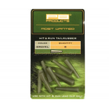 Конус для клипсы PB Products Hit&Run Tailrubbers Leadclip Gravel 8шт