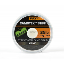 Поводковый материал Fox Edges Camotex Stiff Coated Camo Braid 25lb 20m