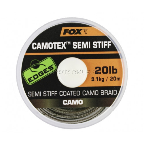 Поводковый материал Fox Camotex Semi Stiff