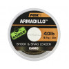 Шок лидер / поводковый материал Fox Edges Camo Armadillo Shock & Snag Leader