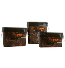 Ведро пластиковое с крышкой FOX CAMO SQUARE BUCKETS