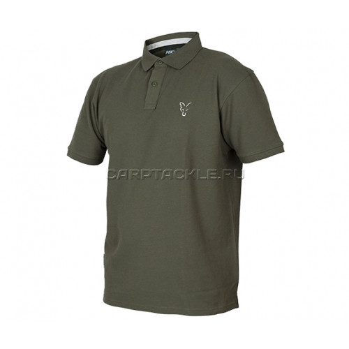 Рубашка поло Fox Collection Green & Silver Polo Shirt