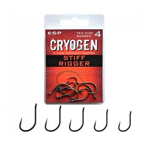 Карповые крючки ESP Cryogen Stiff Rigger №6