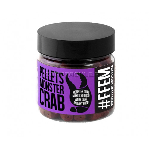 Насадочный пеллетс FFEM Hookbaits Pellets Monster Crab