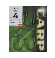 Крючки карповые с тефлоновым покрытием размер №6 Hayabusa K-1