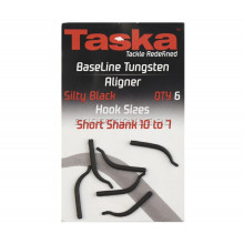Силиконовый удлинитель крючка Taska Aligner Short Shank 10 -7 sz Black Tungsten