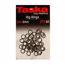 Стальные колечки 5мм Taska Rig Rings Black