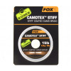 Поводковый материал в оплетке Fox EDGES Camotex Stiff Dark Camo
