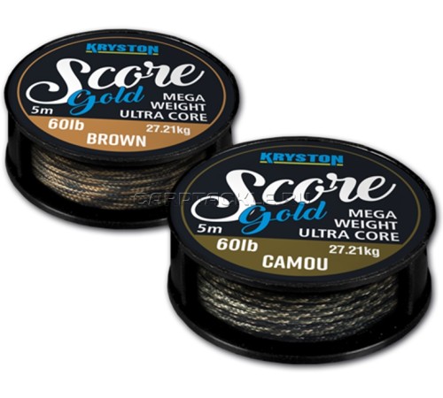 Ледкор износостойкий Kryston Score Gold Heavyweight Leadcore