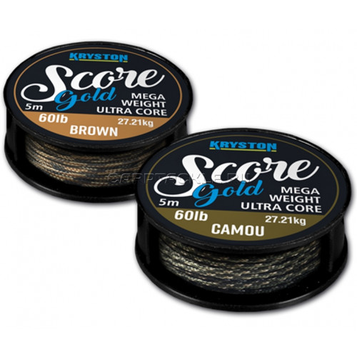 Ледкор износостойкий Kryston Score Gold Heavyweight Leadcore Ледкор износостойкий Kryston Score Gold Heavyweight Leadcore