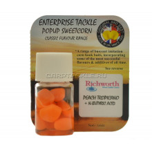 Искусственная плавающая насадка Enterprise Tackle Pop Up Sweetcorn Richword Peach&N-Butyric Персик с Масляной кислотой
