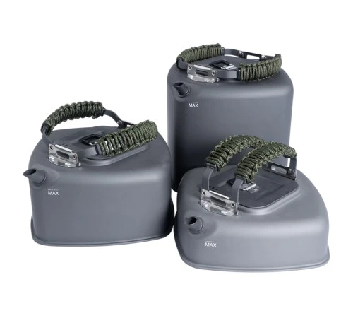 Квадратный чайник с ручками из паракорда Ridge Monkey Square Kettle - Paracord Edition