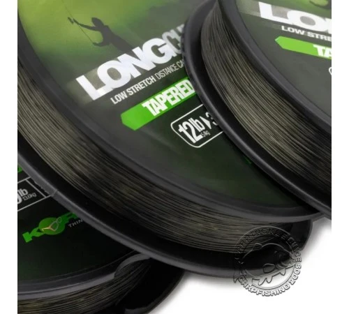 Леска конусная KORDA Long Chuck Tapered Mainline Green 0,30-0,47мм 300м 12-30lb