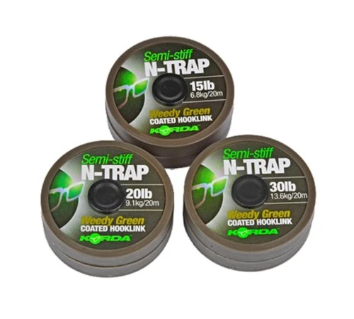 Поводковый материал Korda N-TRAP Semi-stiff 