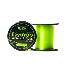 Леска нейлоновая De-Nova Carp Tackle Vertigo Yellow 0,30mm 1200m