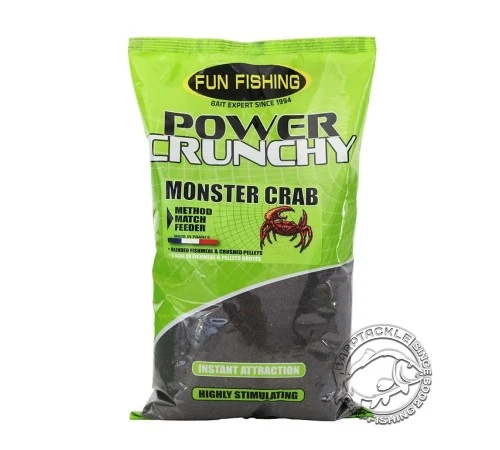 Сыпучая прикормка Fun Fishing Power Crunchy 2кг