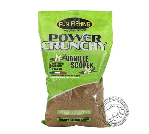 Сыпучая прикормка Fun Fishing Power Crunchy 2кг