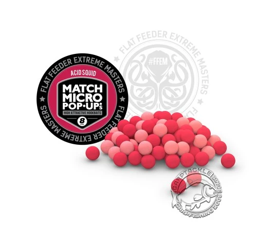 Плавающие бойлы FFEM Pop-Up Micro Acid Squid 8mm
