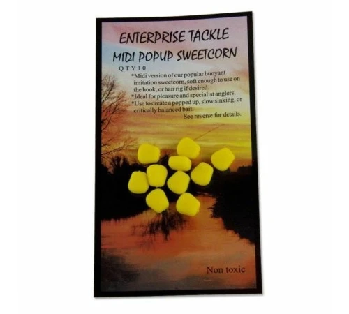 Искусственная кукуруза Enterprise Tackle Midi Sweetcorn Yellow Pop-Up Unflavored