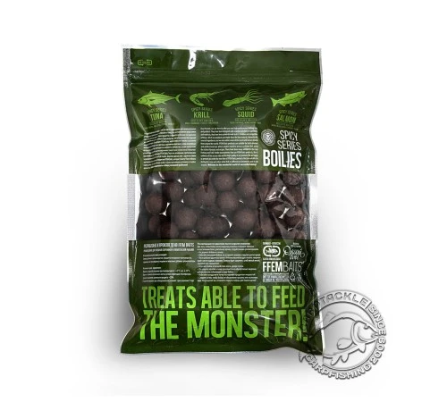 Бойлы тонущие FFEM Ajika Boilies Squid 20mm Кальмар